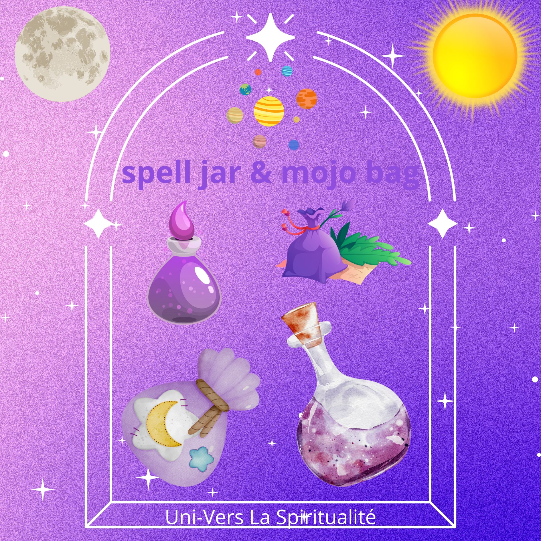 Spell Jar & Mojo Bag